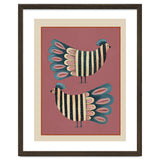 Striped Bird Pair I thumbnail
