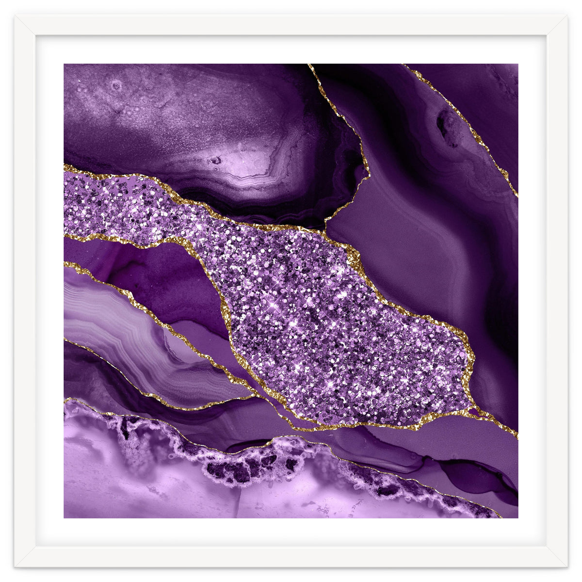 Agate Glitter Ocean Texture 03