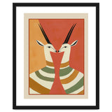 Two Gazelles In Stillness thumbnail