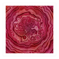 Red Agate Texture 07 (Print Only)