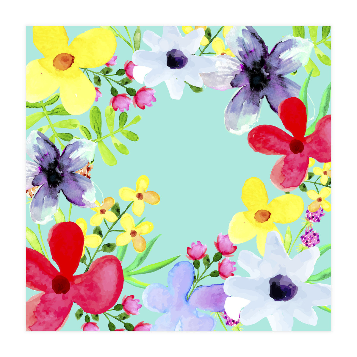 Floral Harmony (Print Only)