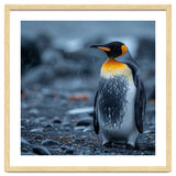 King Penguin Standing In The Rain thumbnail