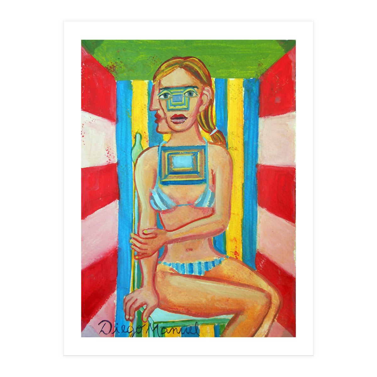 Mujer En La Silla 9 (Print Only)