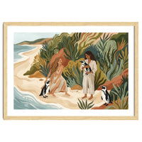 Penguin Friends By The Sea