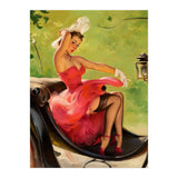 Pinup Girl On A Chariot Fast Ride (Print Only) thumbnail