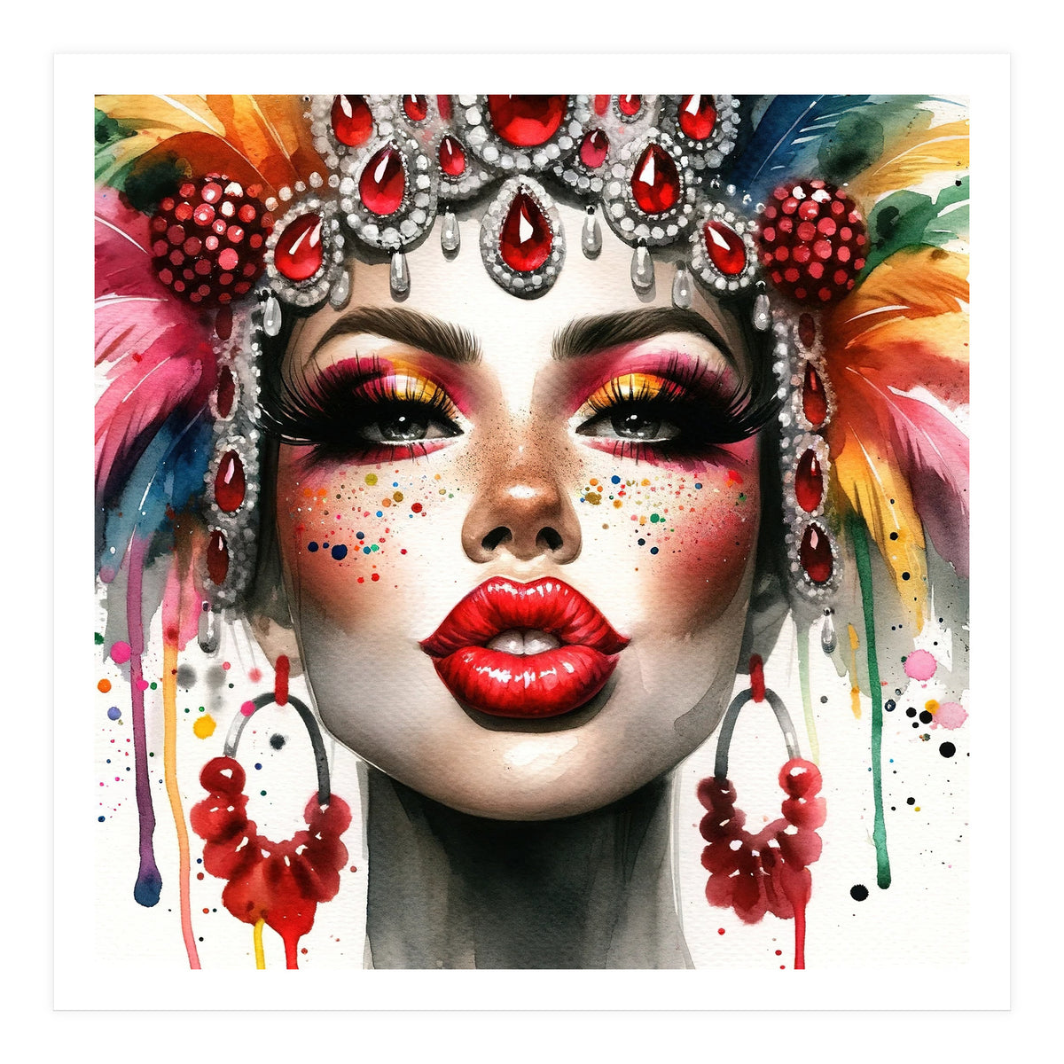 Carnival Muse Of Rio (Print Only)