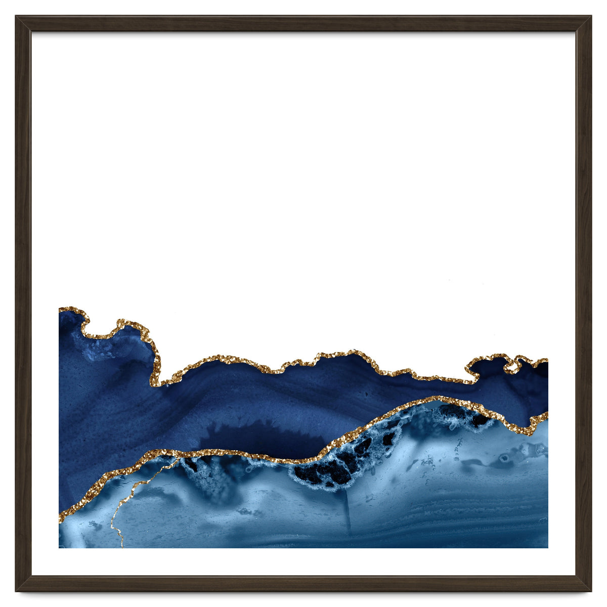 Navy & Gold Agate Texture 26