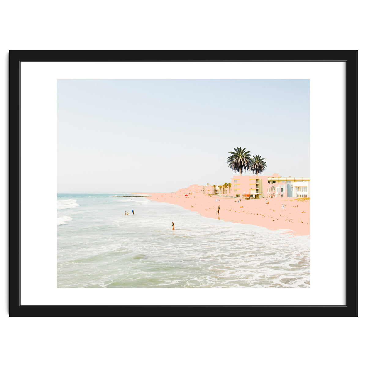 Pink Beach #society6 #decor #buyart