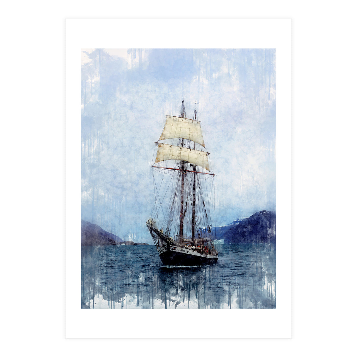 strong determination to start the ship's adventure (Print Only)