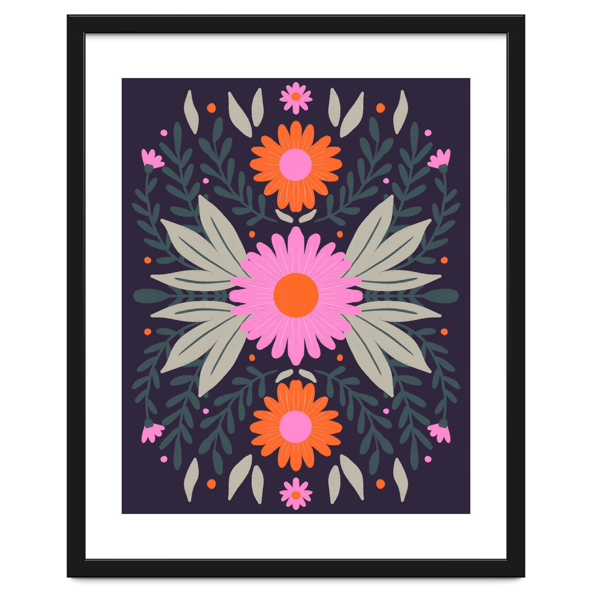 Pink And Orange Flowers