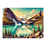 Vintage Lake Louise Banff Poster, Canada (Print Only) thumbnail