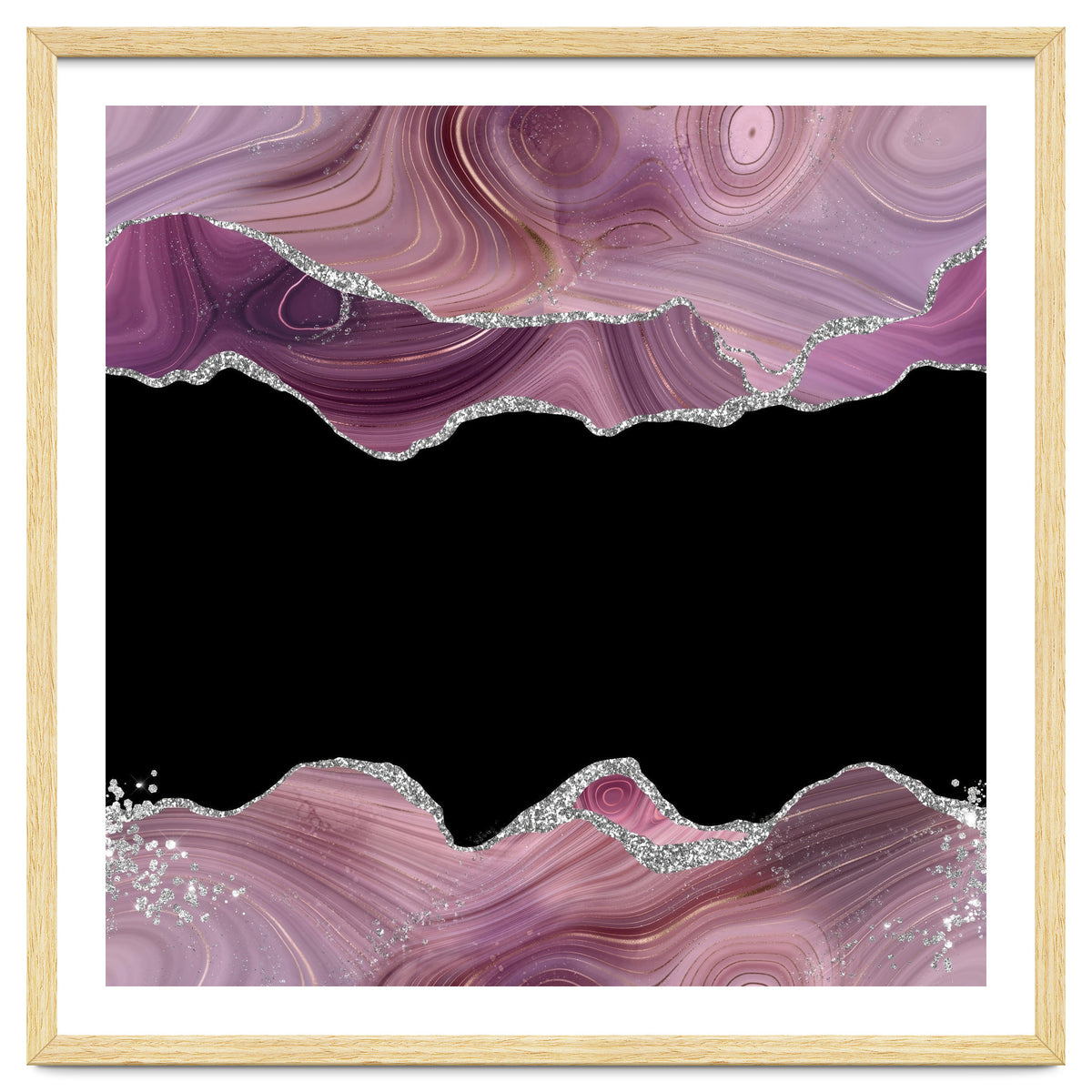 Mauve & Silver Agate Texture 03
