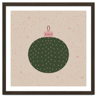 Christmas globe with snowflakes