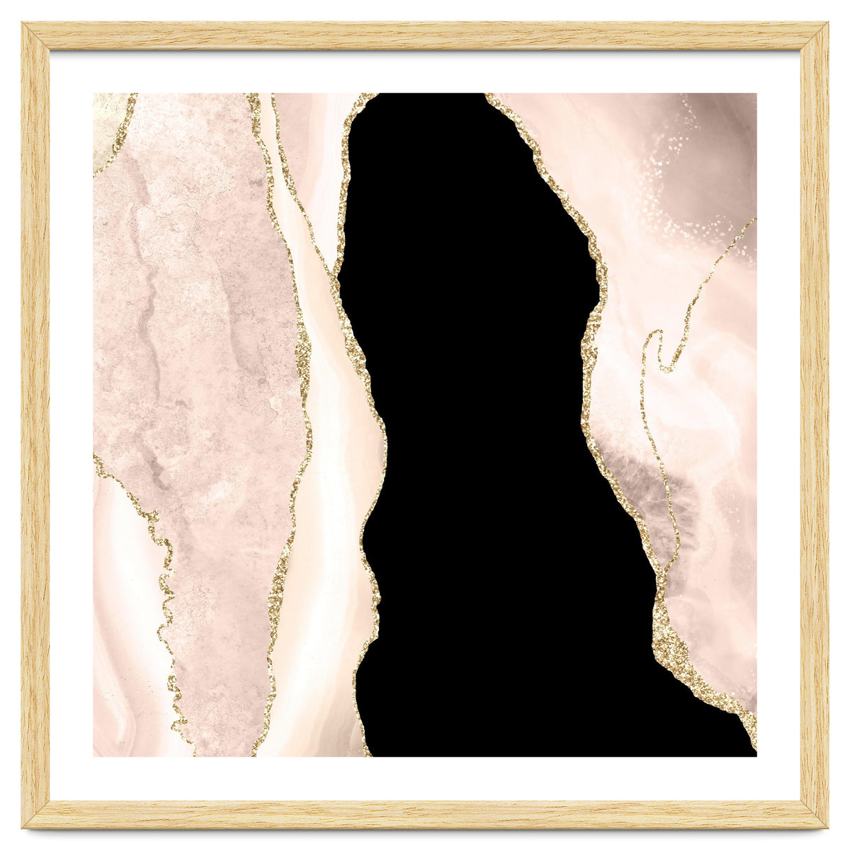 Ivory & Gold Agate Texture 02