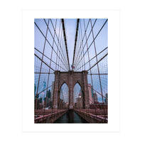 Brooklyn Bridge at Dawn, Iconic New York City Photography (Print Only)