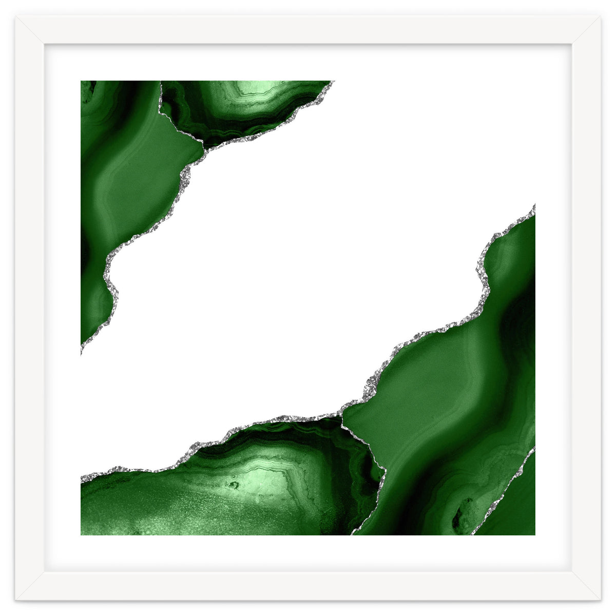 Green & Silver Agate Texture 16