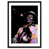 John Lee Hooker American Blues Guitarist Colorful Art thumbnail