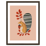 Squirrel In A Pink Autumn thumbnail