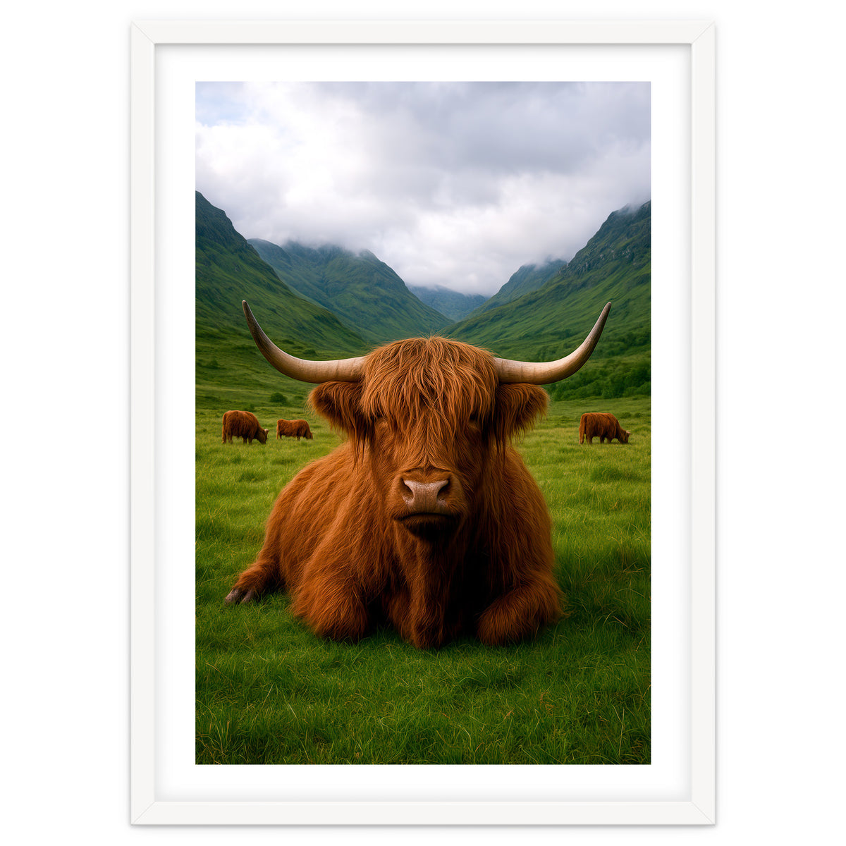 Highland Cow in Scotland