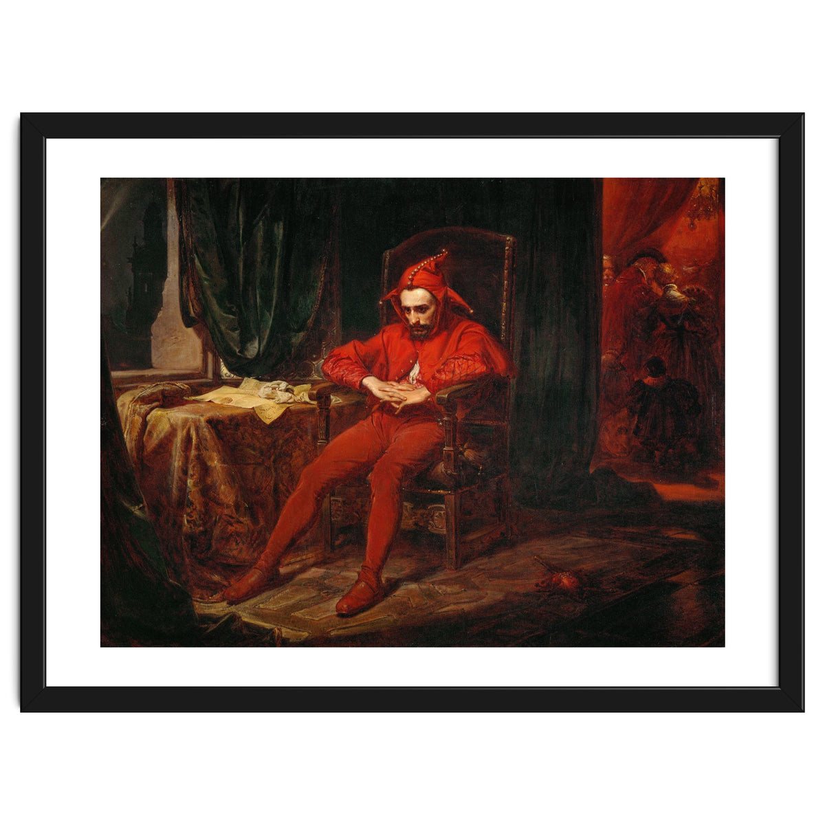 The court jester Stanczyk receives news of the loss of Smolensk (1514).