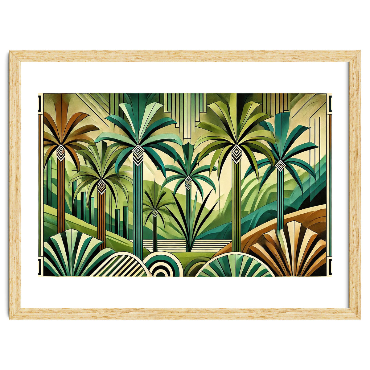 Tropical Art Deco Oasis