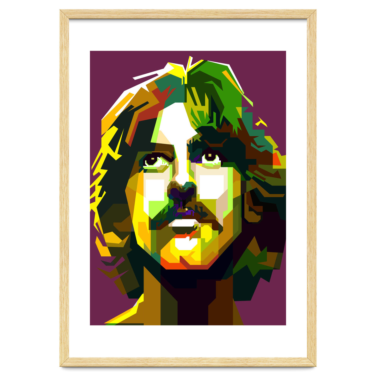 George Harrison The Beatles Pop Art WPAP