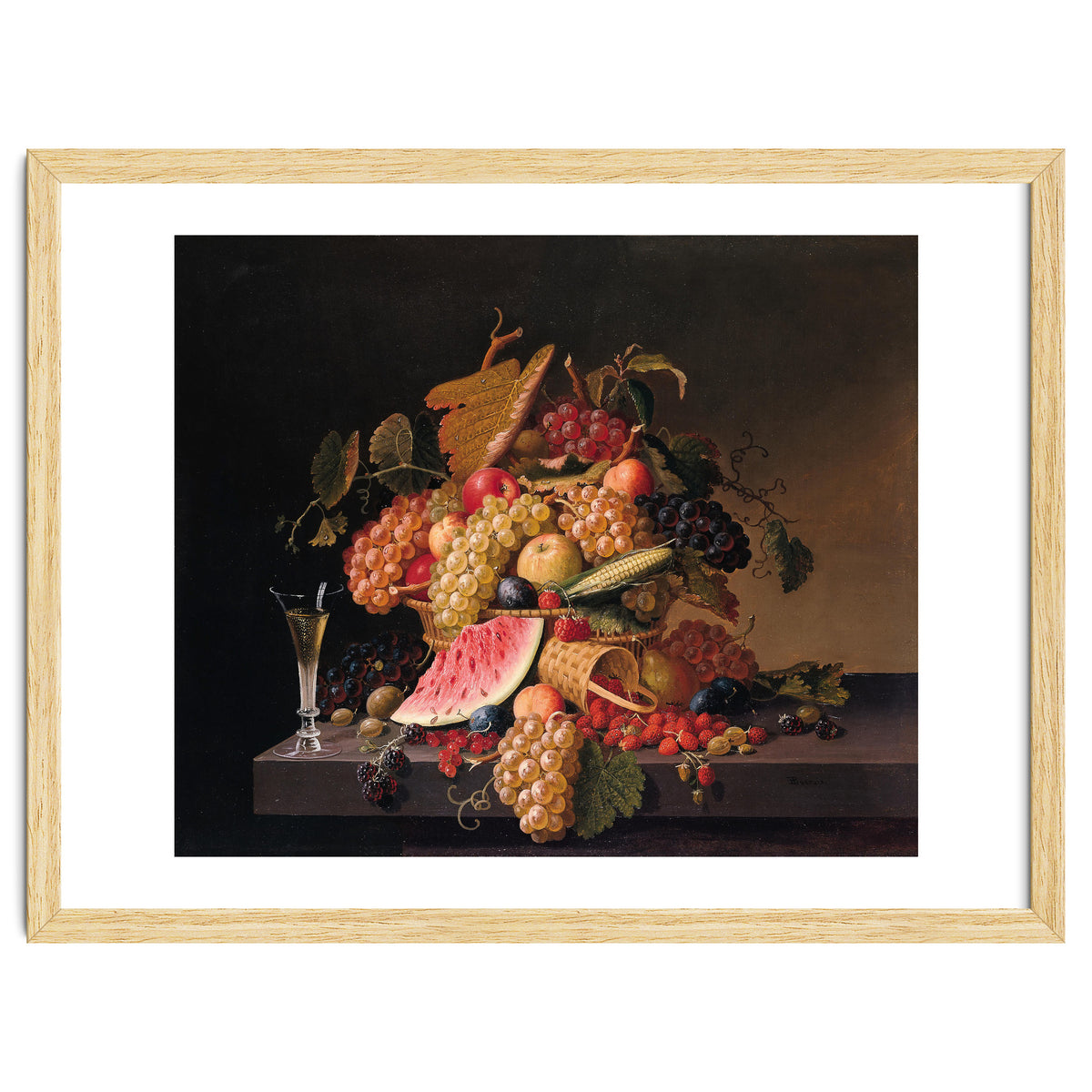 Paul Lacroix (Activo en Nueva York, entre 1855 y 1869-). The Abundance of Summer (s.f). Oil on ca...