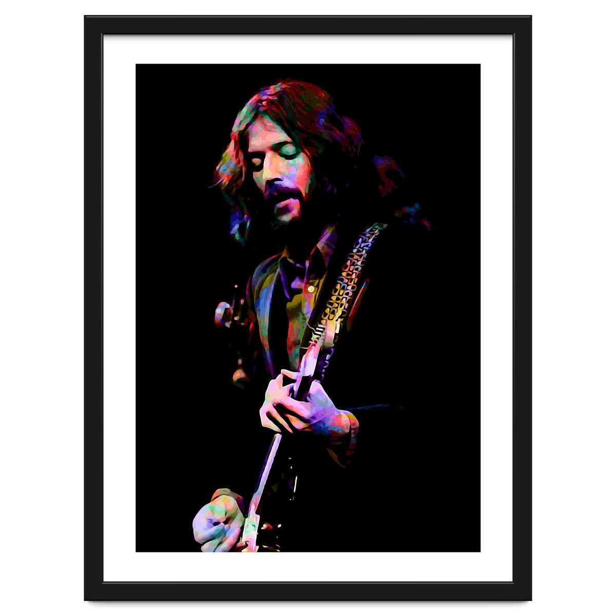 Eric Clapton Rock and Blues Guitarist Legend v3