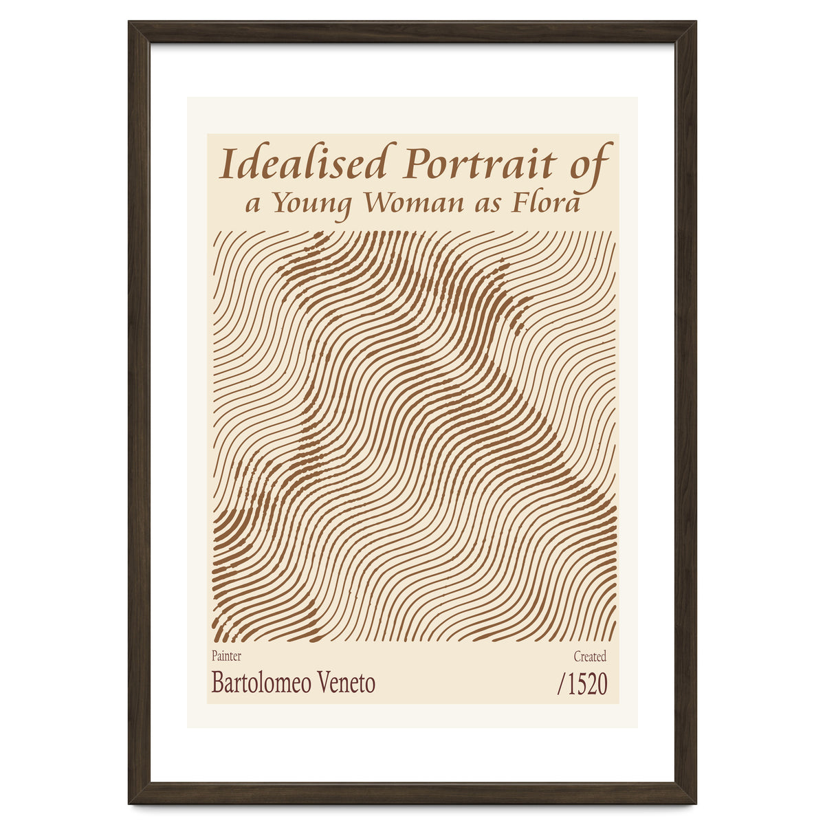 Idealised Portrait Of A Young Woman As Flora – Bartolomeo Veneto (1520)