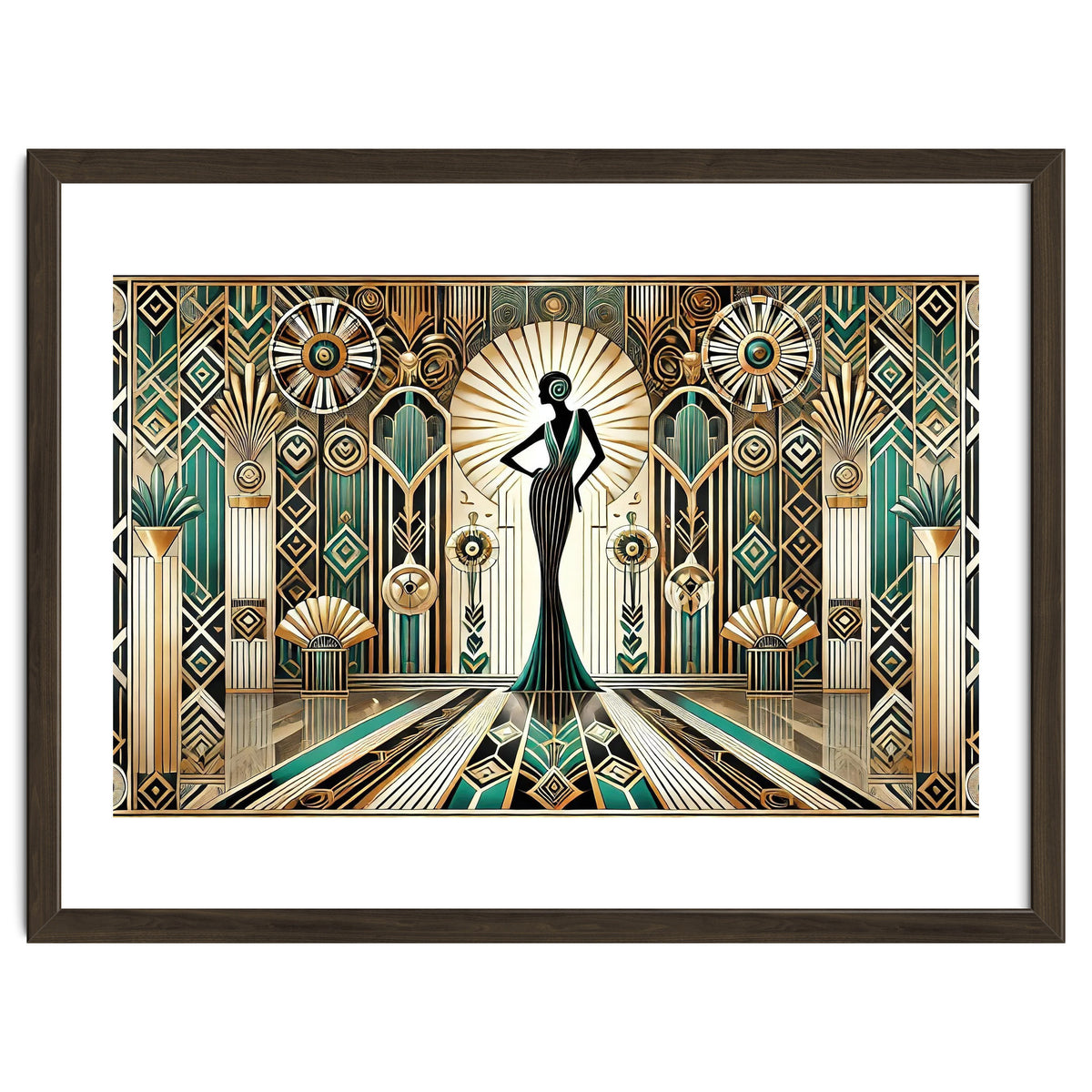 Art Deco Glamour Woman