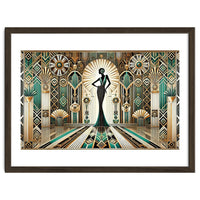 Art Deco Glamour Woman