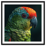 Close Up Colorful Parrot Bird Feather thumbnail