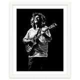 Pat Metheny American Jazz Guitarist Legend in Monochrome thumbnail