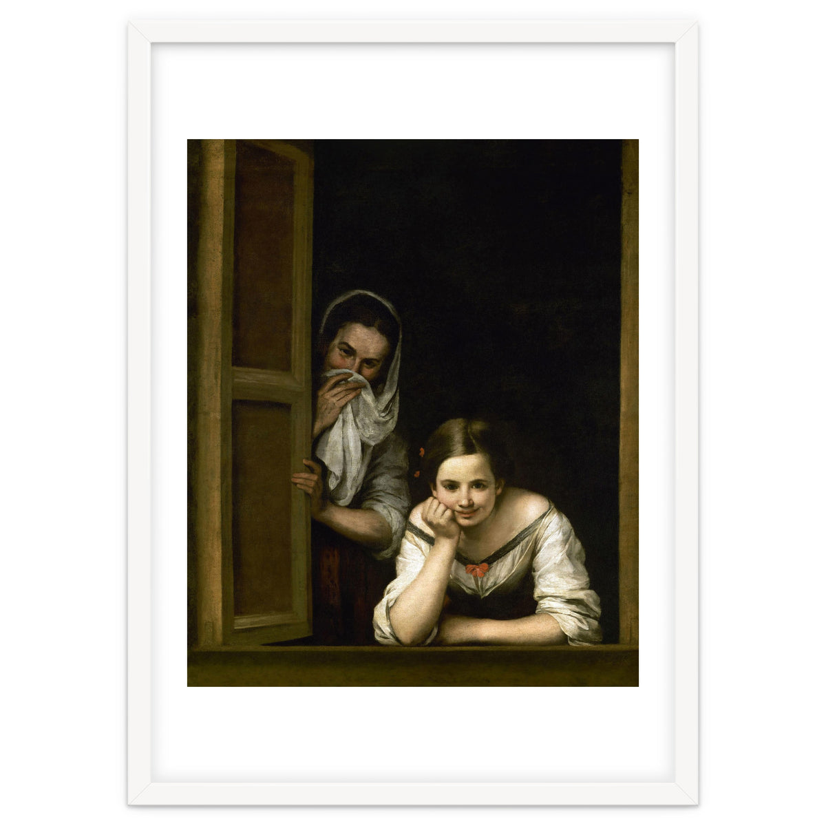 Bartolome Esteban Murillo:Two Women at a Window, c.1655/1660. National Gallery of Art Washington DC.