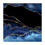 Navy & Gold Agate Texture 14 (Print Only) thumbnail