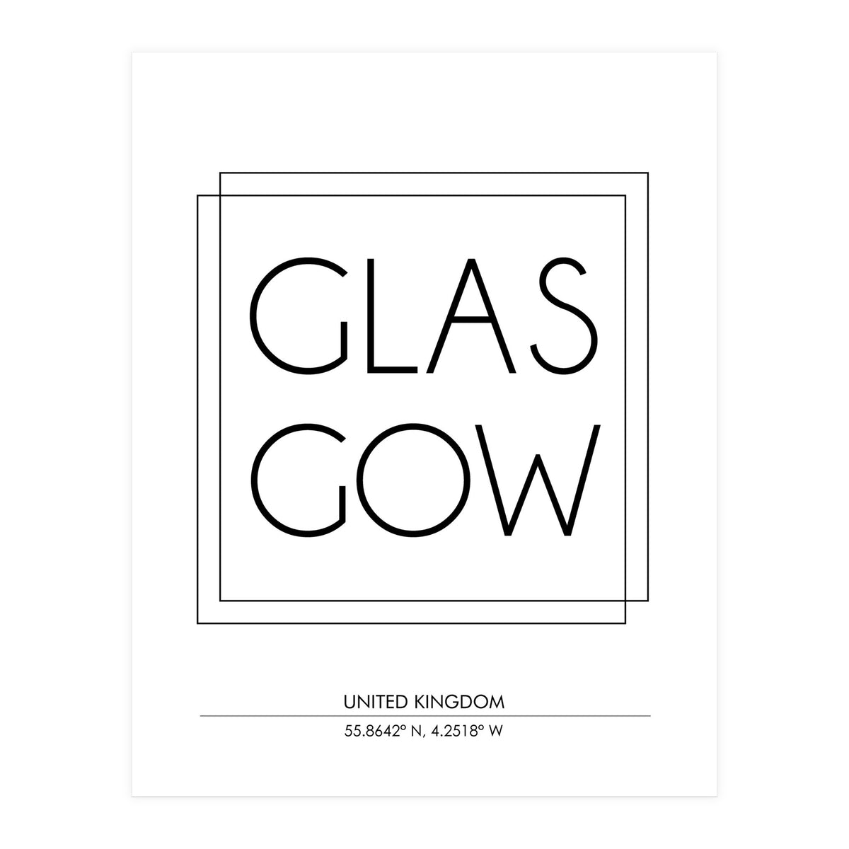 Glasgow (Print Only)