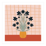 Floral Vase Orange (Print Only) thumbnail