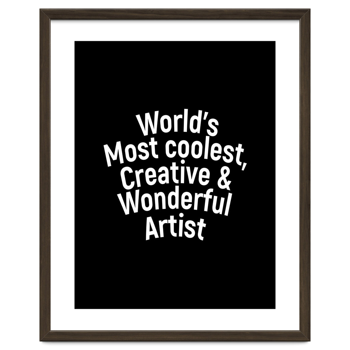 World's most coolest, creative and wonderful artist