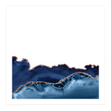 Navy & Rose Gold Agate Texture 26 (Print Only) thumbnail