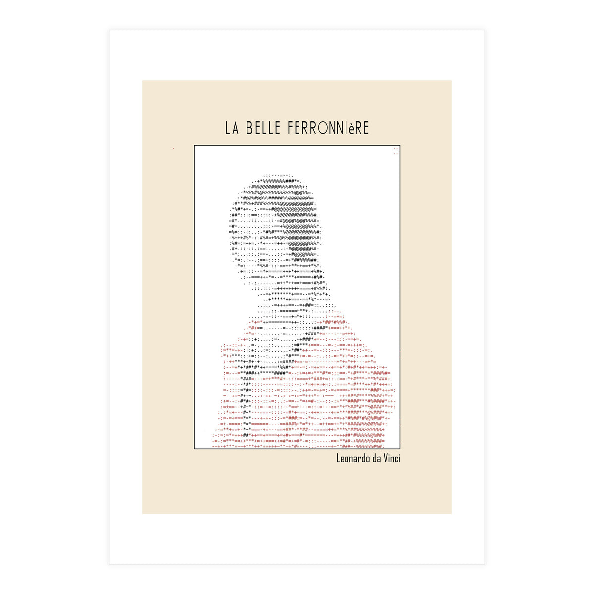La Belle Ferronnière (portrait Of A Lady From The Court Of Milan) (Print Only)