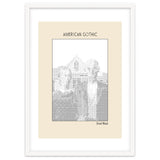 American Gothic – Grant Wood (ascii Art) thumbnail