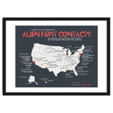 USA Map of Alien First Contacts in Movies thumbnail