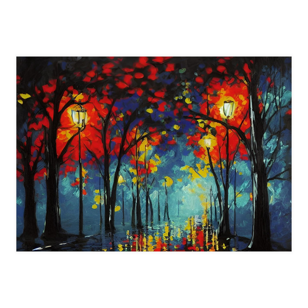 Abstract Nature Light Elegant (Print Only)