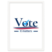 vote it matters - For elections