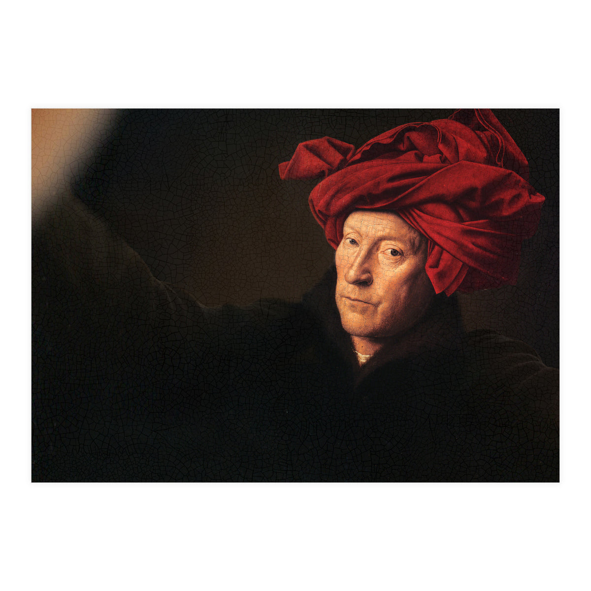 Man In A Turban - Jan Van Eyck - Selfie (Print Only)
