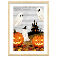 Spooky Halloween Ghost Pumpkin