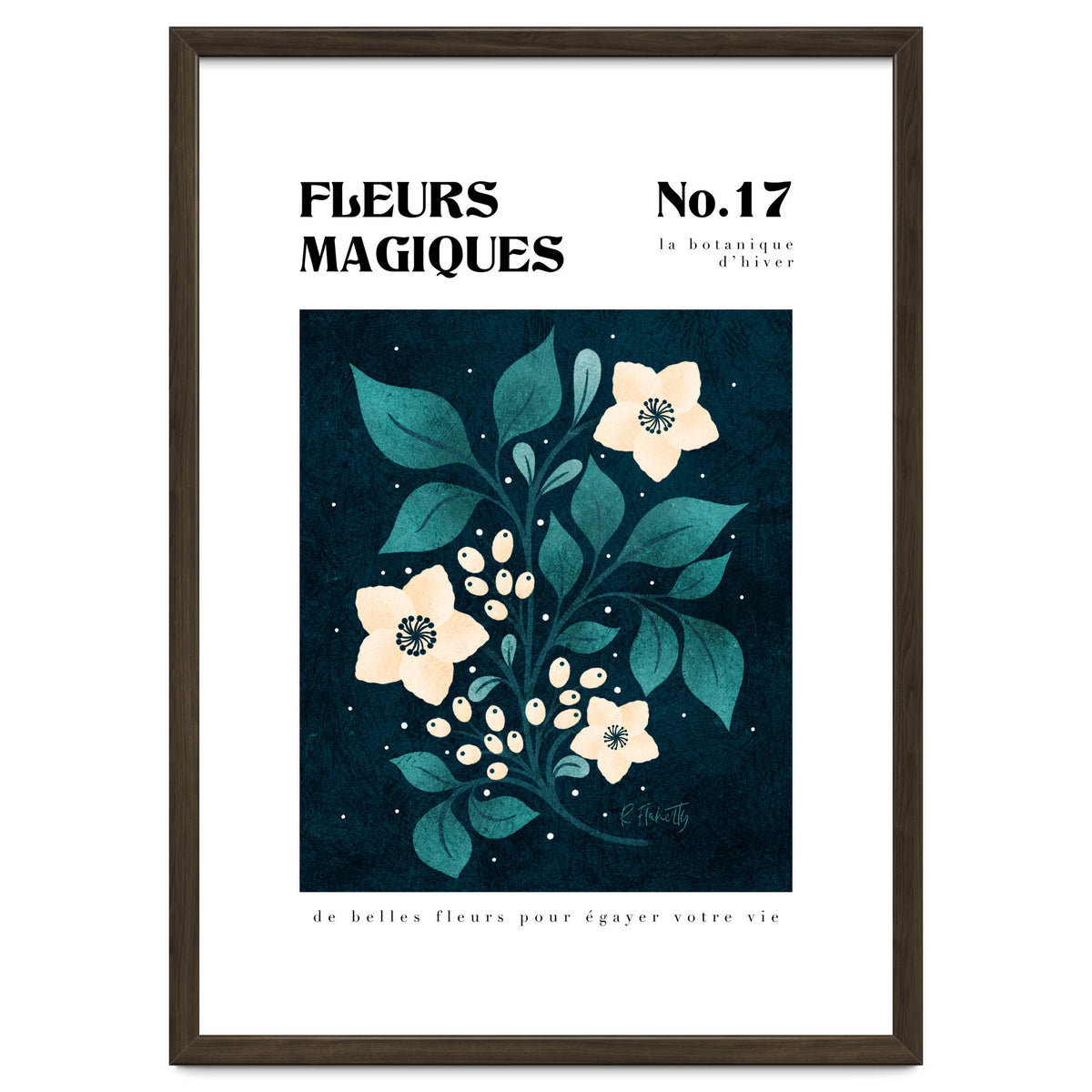 Magical Flowers No.17 Winter Botanicals
