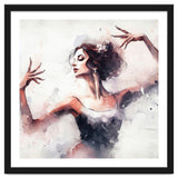 Elegant Ballet Dancer Portrait In Motion thumbnail