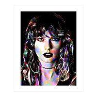 Taylor Swift Colorful Art 3 (Print Only)