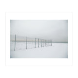 Fence in the Winter seascape (Print Only) thumbnail